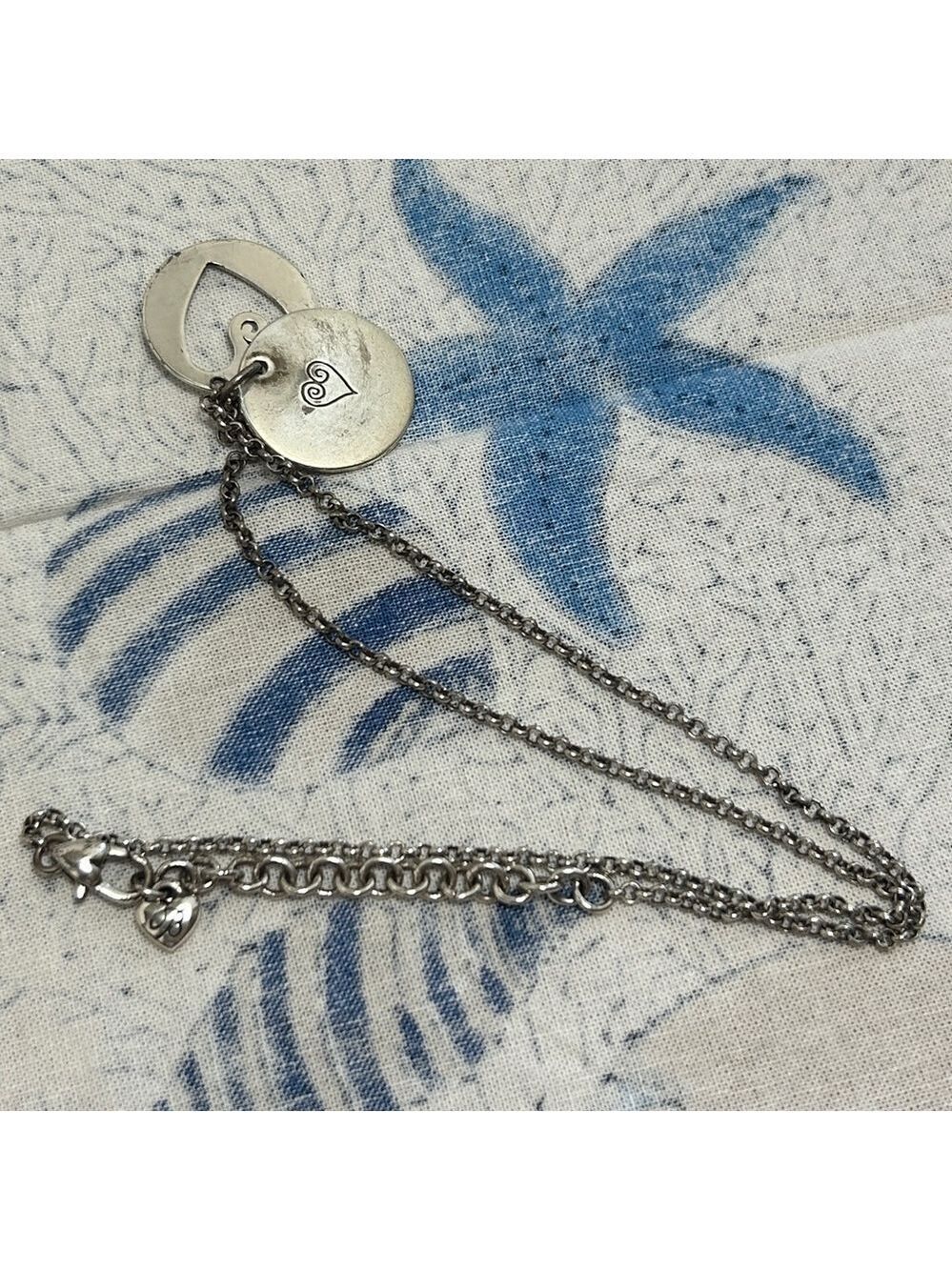 Brighton Quote Me Heart Necklace Silver Plated Positivity Pendants - Picture 10 of 12